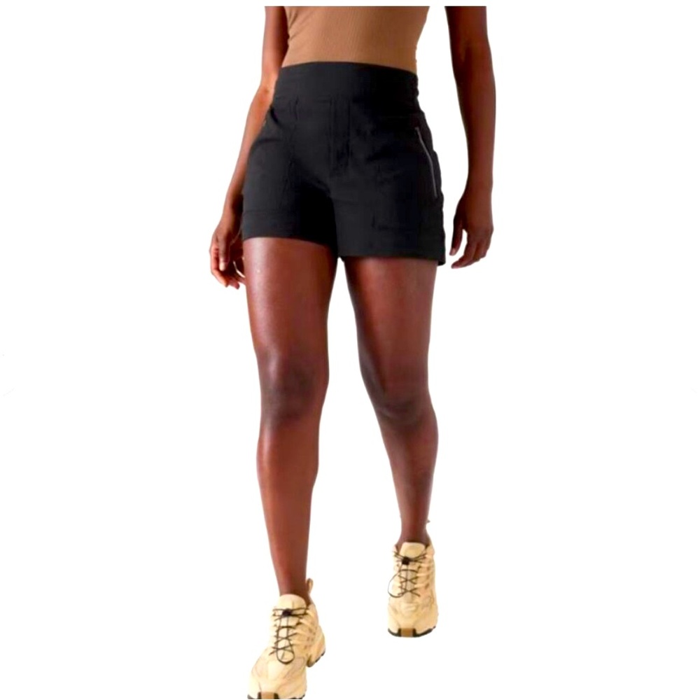 ATHLETA TREKKIE NORTH SHORT BLACK